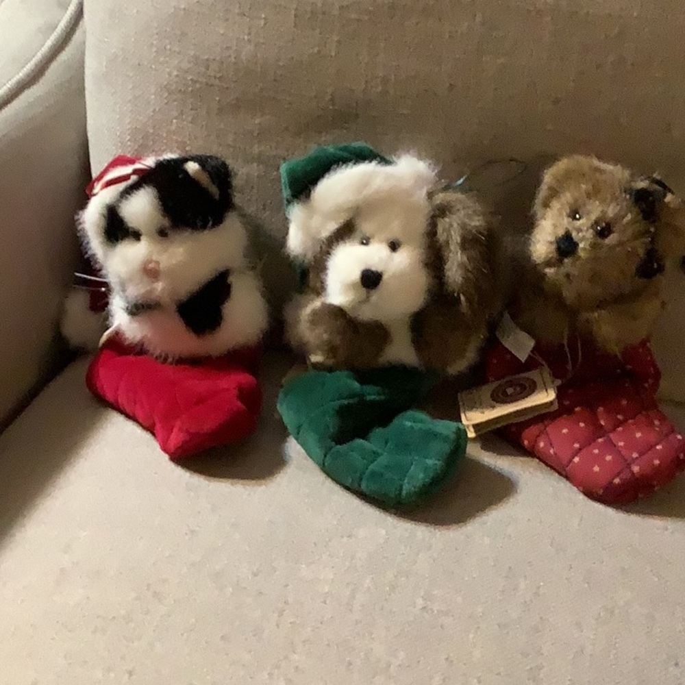 Set of Festive Plush Toys